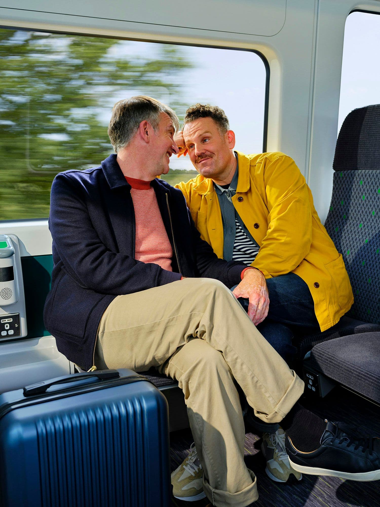 On the train you can