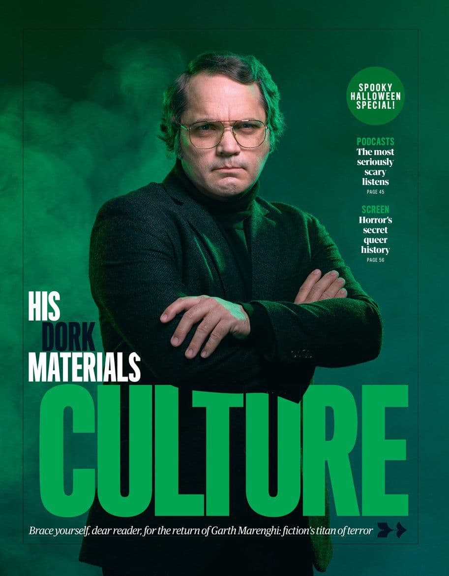 Garth Marengi on the cover of Guardian Culture magazine